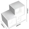 Applique da Soffitto in Gesso Pitturabile H150mm 3xGU10
