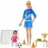 Mattel Barbie Playset Allenatrice di Calcio con 2 Bambole e Accessori (GLM47)