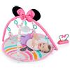 Bright Starts, Disney Baby, Palestrina multiattività MINNIE MOUSE Forever Besties, con musica e luci, rosa, 0+ mesi