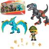 Famosa Action Heroes Dino Pack Playset per Bambini da 4+ Anni - ACN00010