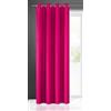 Eurofirany Rita - Tenda liscia semplice tinta unita, con 8 occhielli, per camera da letto, soggiorno e camera dei bambini, in stile moderno, in poliestere, 1 pezzo, 140 x 250 cm, colore: amaranto