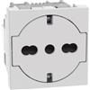 Bticino Spa Presa Flat Tedesco/Italiano 2mod.Bianco MatixGO Bticino JW4140A16F