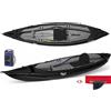 Gumotex Canoa Gonfiabile Rush 1 Nera con Pinna 045600-K GUMOTEX