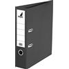 Kangaro Cartella in plastica PP con dorso da 7,5 cm, formato DIN A4, colore nero (raccoglitore ad anelli, raccoglitore ad anelli con meccanismo a leva), K-3000K314, 7,5 x 28,5 x 31,5 cm