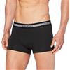 Calvin Klein Boxer Uomo 3 Pack Trunk 3 PK Elasticizzati, Nero (Black), M