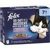 Felix Le Ghiottonerie Senior in gelatina Alimento umido per gatti - Set %: 48 x 85 g