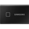 Samsung MU-PC2T0K/WW Portable SSD Esterno Portatile T7 Touch USB 3.2 2TB Nero