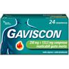 RECKITT BENCKISER H.(IT.) SpA Gaviscon 24 compresse gusto menta 250+133,5 mg