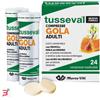 MARCO VITI FARMACEUTICI SpA TUSSEVAL GOLA ADULTI 24 COMPRESSE MASTICABILI LIMONE E MIELE