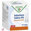 FEDERFARMA.CO SpA PROFAR SOLUZIONE IPERTONICA 3% 5 ML 20 PEZZI