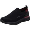 ARA San Diego, Mocassino Uomo, Nero/Rosso, 39 EU