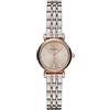 Emporio Armani Orologio Donna, movimento a due lancette, cassa in acciaio inossidabile oro rosa 22 mm con bracciale in acciaio inossidabile, AR1841