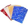 FAVORIT 100 Buste regalo Metallizzate formato 25x40 cm, 25 pezzi per 4 fantasie natalizie