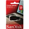 GielleService Pendrive Sandisk Cruzer Blade USB 2.0 Memoria 128GB