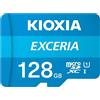 GielleService Scheda Memoria Micro SDXC Kioxia Exceria 128 GB UHS-I Classe 10 con adattatore LMEX1L128GG2