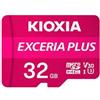 GielleService Scheda Memoria Kioxia Exceria Plus Scheda Micro SDHC 32GB UHS-I U3 V30 A1 Classe 10 con Adattatore