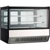 KLIMAITALIA Vetrina pasticceria e snack da banco - Ventilata - Temperatura 0 °C / +18 °C - Capacità 160 lt - Dimensioni cm 90 x 56 x 73 h