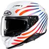 Hjc Casco Moto Integrale Hjc F71 ZEN MC21SF Bianco Opaco Blu Ros