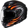 Hjc Casco Moto Integrale Hjc F71 ZEN MC7SF Nero Opaco Arancio
