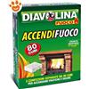Diavolina Fuoco Accendi-Fuoco in Cubi - Confezione Da 80 Pezzi