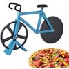 TDCQ Tagliapizza Bici,Bicicletta Ruota Tagliapizza,Tagliapizza Bicicletta,Rotella Tagliapizza Bicicletta,Tagliapizza Acciaio Inox,Taglierina per Pizza (Blu)