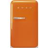 Smeg RÉFRIGÉRATEUR 1 PORTE FAB10ROR5 ANNÉES 50 ORANGE CHARNIÈRE DROITE