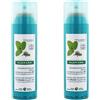 KLORANE DUO SHAMPOO SECCO MENTA BIO 2 PEZZI DA 150 ML