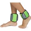 Gaiam Ankle Weigjhts, 5lb, Pesi alla Caviglia Unisex-Adulto, Set da 2,3 kg (1,1 kg ciascuno), 5-Pound