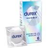 Durex Invisible Preservativi Ultra Sottili 6 Pezzi
