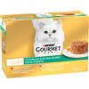 Gourmet Gold Tortini 48 x 85 g Alimento umido per gatti - Mix con Verdura