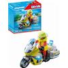 playmobil City Life Playset Soccorritore con Moto per Bambini da 4+ Anni - 71205