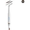 THE GOOD VIBES COMPANY Srl Goovi Matita Sopracciglia con Kabuki 04 Dark Brown to Black - Retrattile, Texture Scorrevole, 0,5g