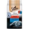 Sheba Délice Gourmands Paris, Cibo per Gatto al Manzo e Pesce Bianco, 72 bustine da 50g ciascuna