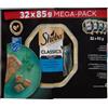 Sheba Classics Patè Selezione del Mare Cibo Umido per Gatti, 32 Vaschette da 85 g