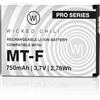 Wicked Chili Batteria compatibile con AVM Fritz!Fon C5 / C4 / M2 / Fritzfon Batteria aggiuntiva per AVM Fritz Fon 312BAT006, 312BAT016 (750 mAh)