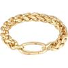Elli Bracciale Donne Maglie di Base Chiusura ad Anello Colore Oro