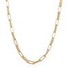 Elli Collana Donne Maglie Quadrate Tendenza di Base Colore Oro