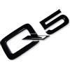MCK Auto - Q5 Nero Lucido Anteriore Posteriore Ala Nero Badge Logo Boot Emblema Adesivo Tuning