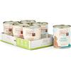 MjAMjAM - cibo umido premium per gatti - confezione mista V - puro piacere della carne, confezione da 6 (6 x 800 g), senza cereali con carne extra