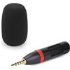 Lazmin112 Mini Microfono Microfono Portatile Omnidirezionale per Smartphone per Chat Vocale Videoconferenza