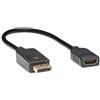 Tripp Lite - Adattatore video DisplayPort a HDMI 1080p 60Hz DP a HDMI adattatore video passivo (M/F), HDCP, 0,3 m (P136-001)