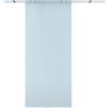 HOMCOM Porta Scorrevole da Interni in Vetro Satinato con Binario B3 in Alluminio per Bagno Cucina Studio 205x90x0,8cm