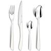 AMEFA - Ménagère 32 couverts de table pour 8 personnes - Eclat - Acier inoxydable 18/0, Finition Brillante - Blanc
