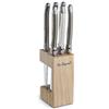 Lou Laguiole AMEFA Bloc de 6 couteaux steaks Gamme Tradition - Poivre, taupe, perle