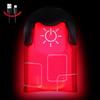 flintronic 1 Pezzi Magnetic Luci da Corsa Notturne, Lampada a LED con Clip, USB Ricaricabile, Luci di Sicurezza con 3 modalità di Illuminazione, Alta visibilità, per Corsa Notturna, Ciclismo(Rosso)