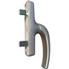 inferramenta CREMONESE PER INTERNO MANIGLIA PER PORTE IN ALLUMINIO CREMONESE ADATTA A TUTTE LE PORTE INTERNE VERSATILE DESIGN MODERNO (Argento)