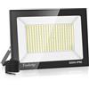 toobettp Faretto LED da Esterno 300W, Super Illuminoso da Faro 30000LM 6000K | Bianco Freddo,Fascio 120°,IP66 Illuminazione esterna Per Spazi Esterni Grandi Ggiardino Cortili Parcheggio