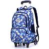 BOZONLI Zaino Trolley 6 Ruote Zaino con Ruote Zaino Trolley Scuola Media Elementare Ragazza Cartelle Cartella Scuola Trolley 48x33x24 cm