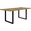 Forte TABLES Tavolo non allungabile, in legno derivato, stile vintage Old Wood, L x A x P: 180 x 74,7 x 90 cm