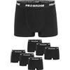 RED BRIDGE Redbridge Set di boxer da uomo, confezione da 6 mutandine aderenti in cotone, elastico in vita con logo, comoda biancheria intima dal taglio classico, grigio., XXL